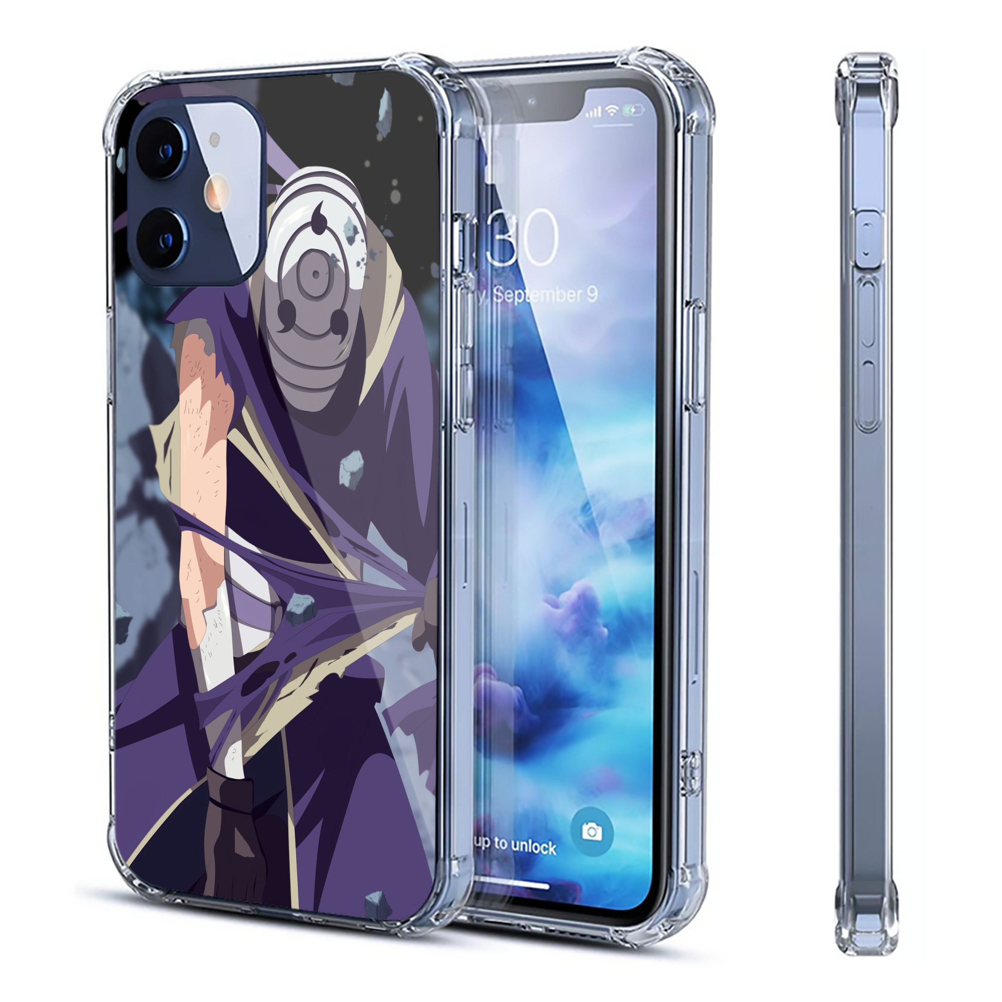 （画像用） NARUTO -ナルト- NARUTO -ナルト- 疾風伝 【iPhone 12シリーズ対応】透明スマホケース（クリアソフトケース）